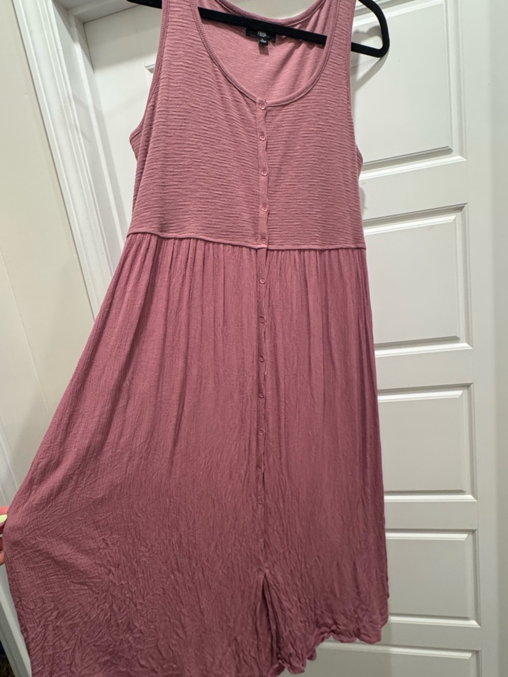 Frye Women's Button Front Midi Dress